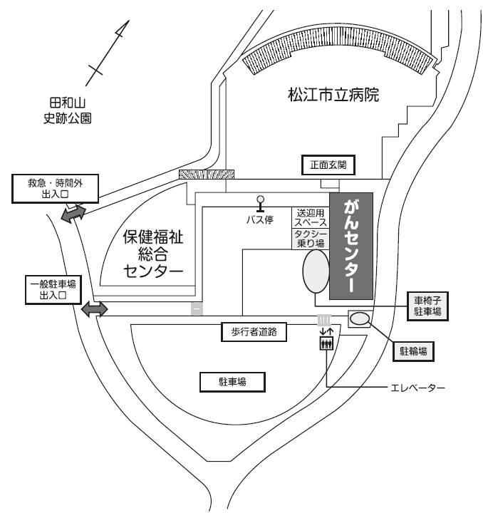 駐車場の地図