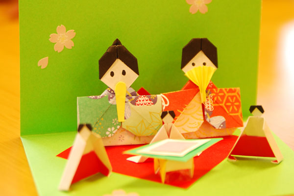 ボランティアさん作成雛飾り